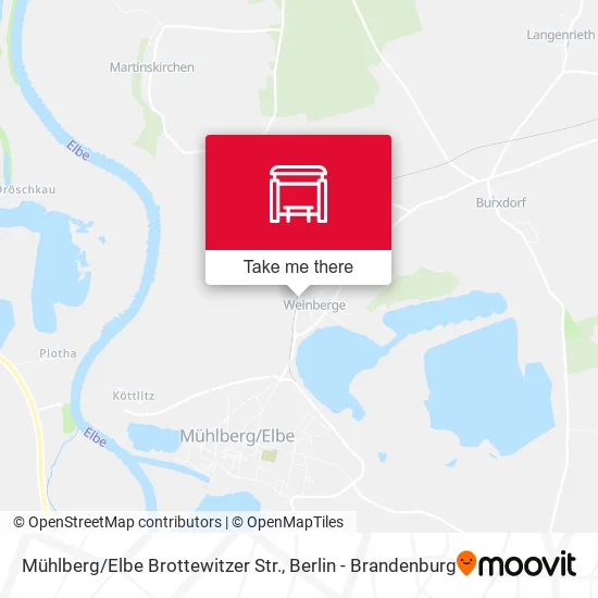Mühlberg / Elbe Brottewitzer Str. map