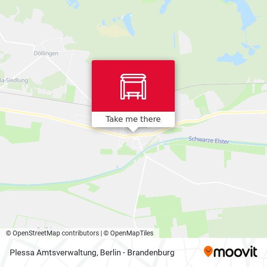 Plessa Amtsverwaltung map