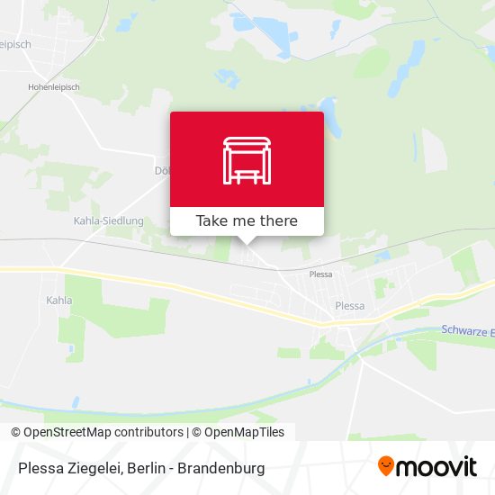 Plessa Ziegelei map