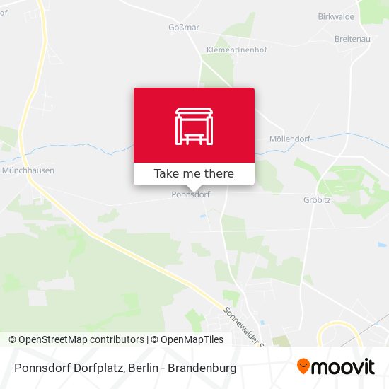 Ponnsdorf Dorfplatz map