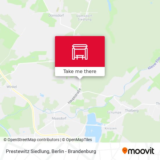Prestewitz Siedlung map