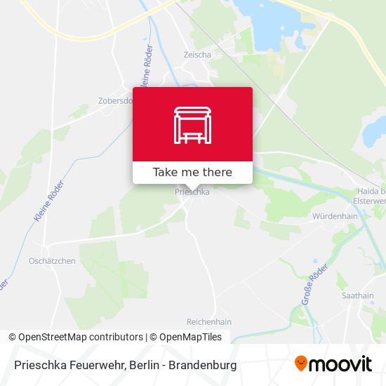 Prieschka Feuerwehr map
