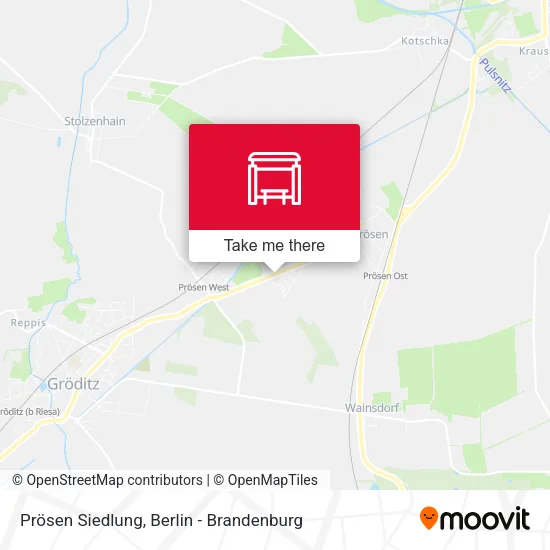 Карта Prösen Siedlung