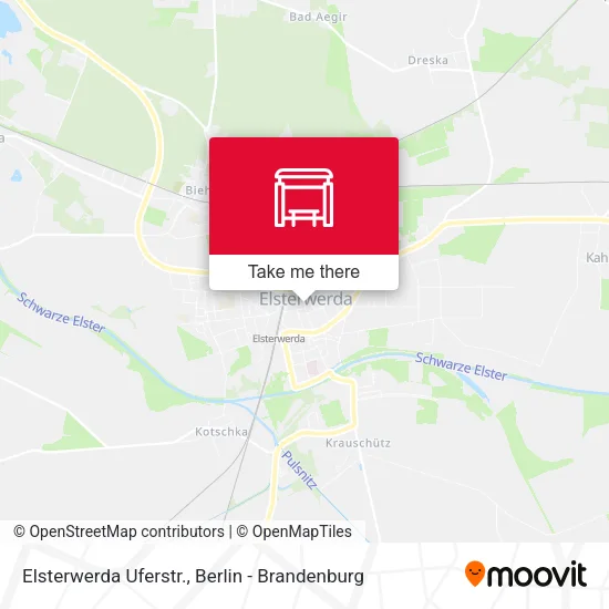 Карта Elsterwerda Uferstr.