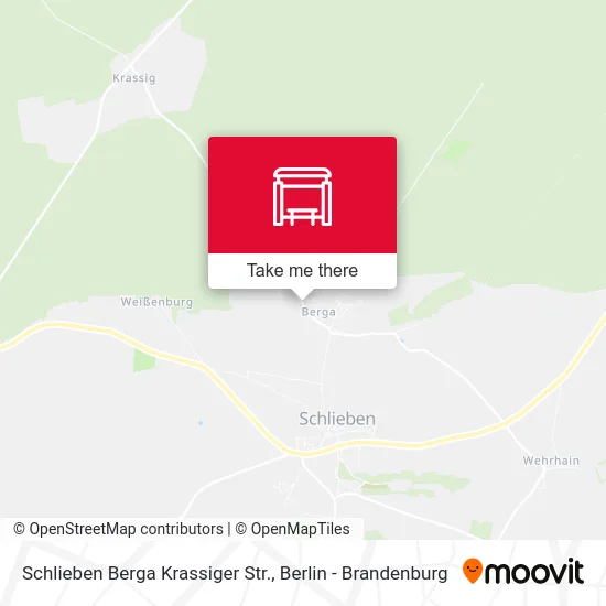 Schlieben Berga Krassiger Str. map