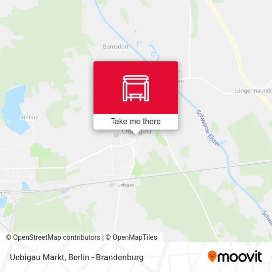 Карта Uebigau Markt