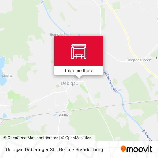 Карта Uebigau Doberluger Str.