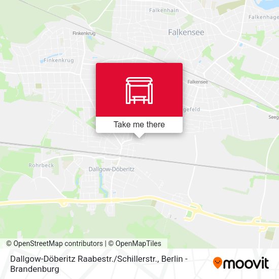 Карта Dallgow-Döberitz Raabestr. / Schillerstr.