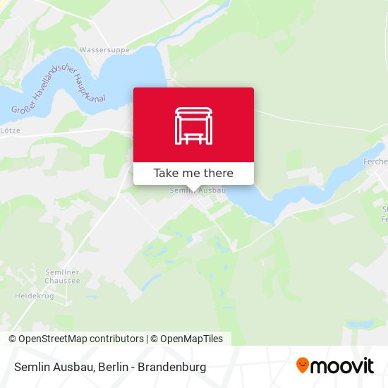 Semlin Ausbau map