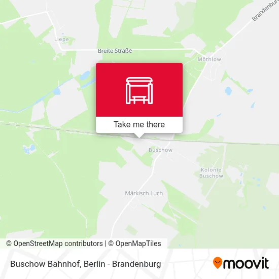 Buschow Bahnhof map