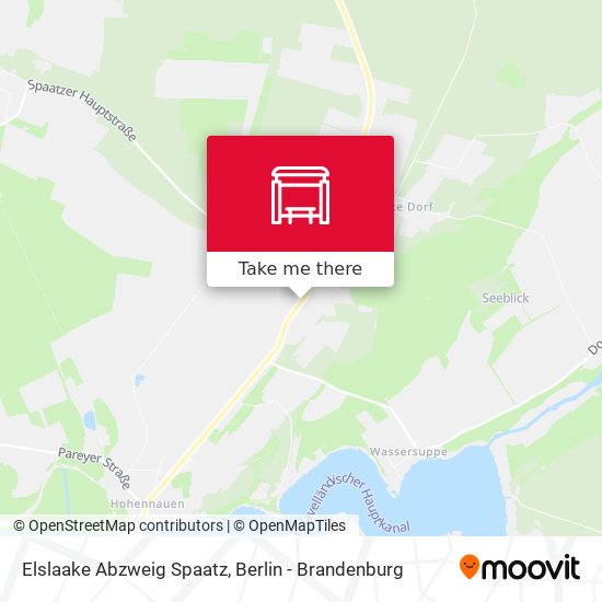 Elslaake Abzweig Spaatz map