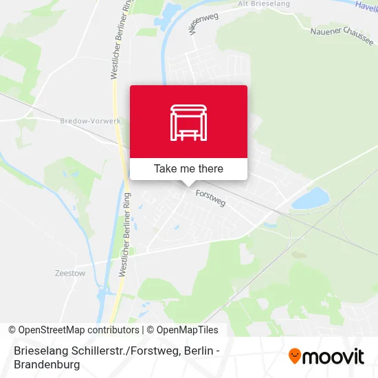 Brieselang Schillerstr. / Forstweg map