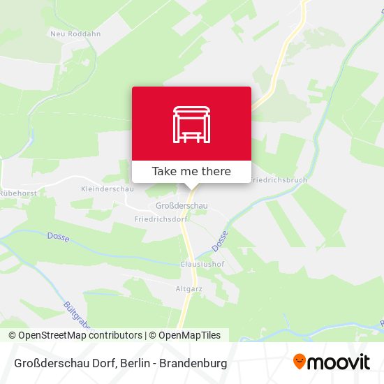 Карта Großderschau Dorf