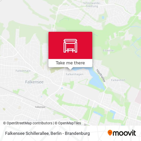Falkensee Schillerallee map