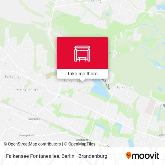 Карта Falkensee Fontaneallee