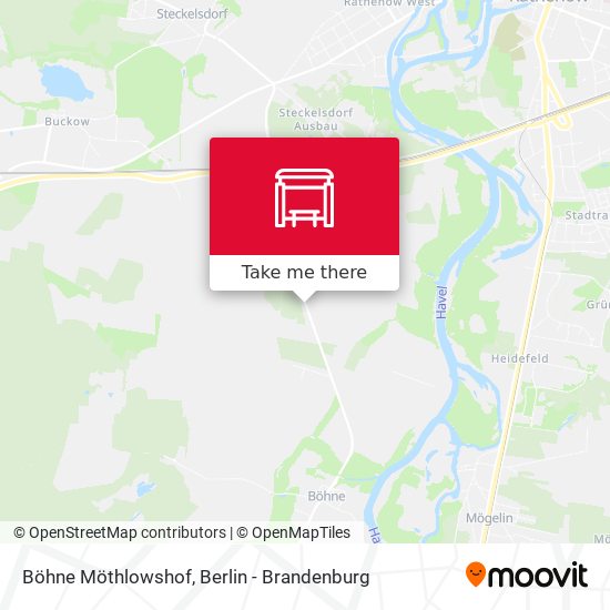 Böhne Möthlowshof map