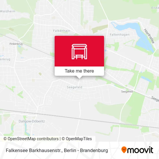 Falkensee Barkhausenstr. map