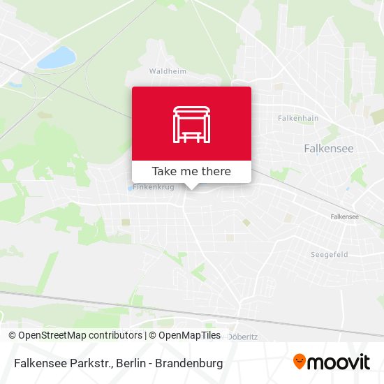 Falkensee Parkstr. map