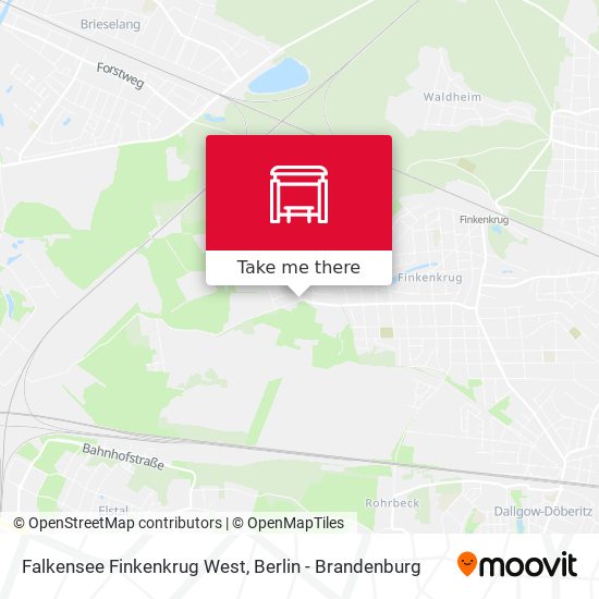 Falkensee Finkenkrug West map