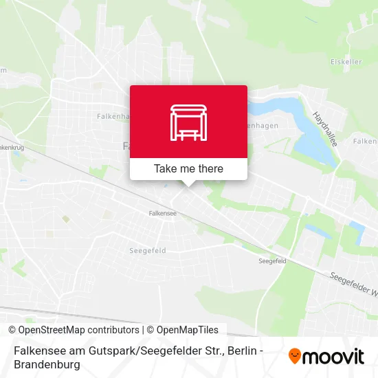 Карта Falkensee am Gutspark / Seegefelder Str.