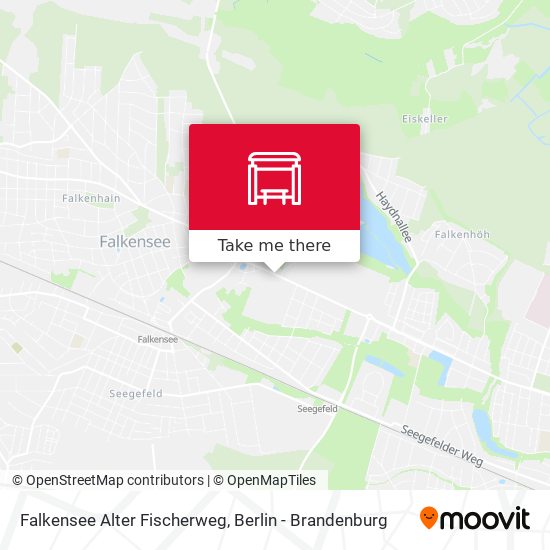 Falkensee Alter Fischerweg map