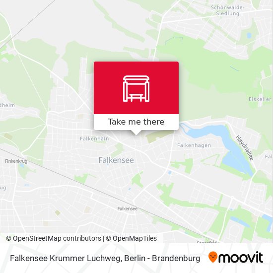 Карта Falkensee Krummer Luchweg