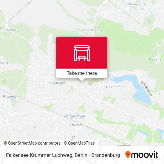 Falkensee Krummer Luchweg map