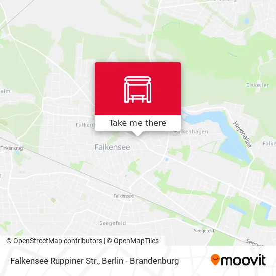 Карта Falkensee Ruppiner Str.
