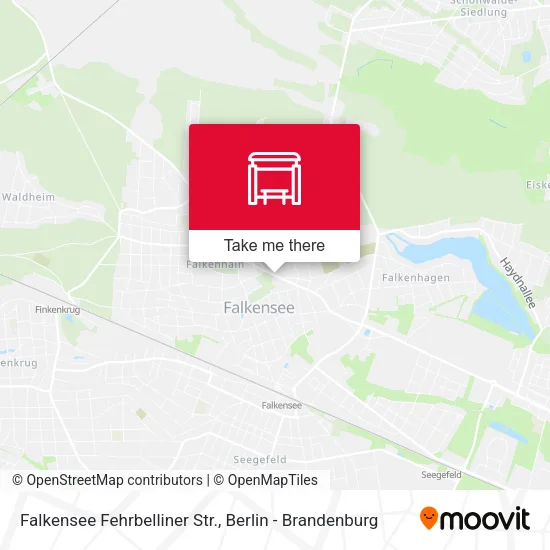 Карта Falkensee Fehrbelliner Str.