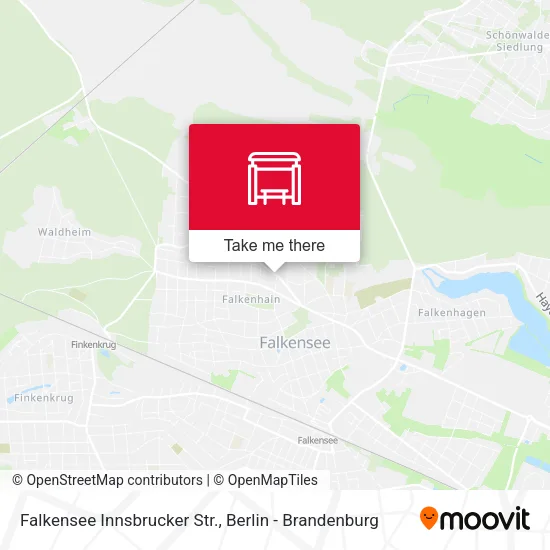 Карта Falkensee Innsbrucker Str.