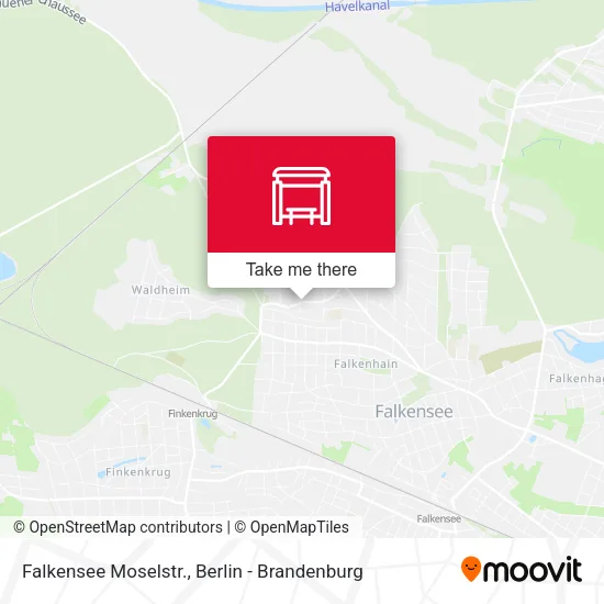 Карта Falkensee Moselstr.