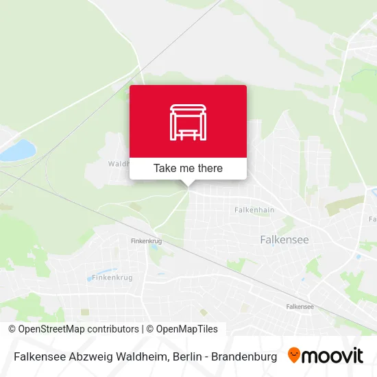Карта Falkensee Abzweig Waldheim