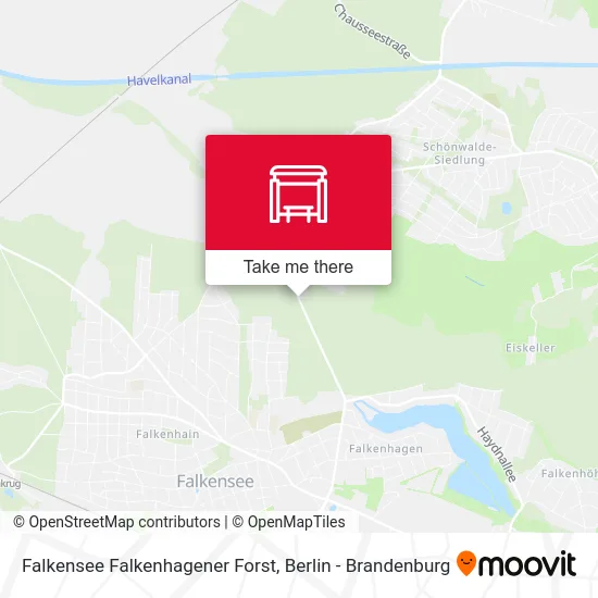 Карта Falkensee Falkenhagener Forst