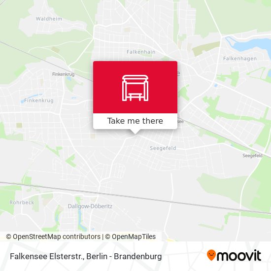 Falkensee Elsterstr. map