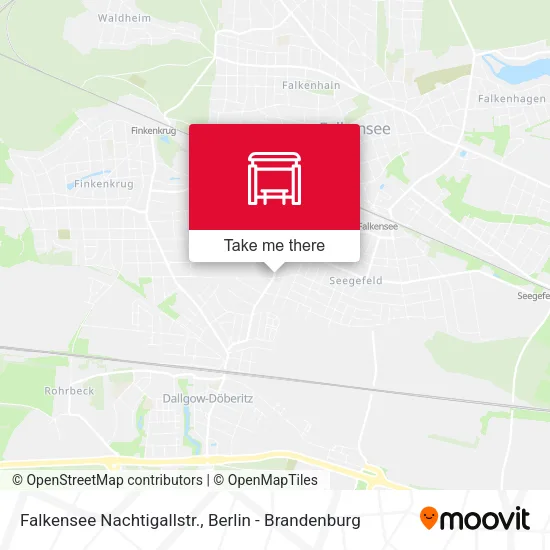 Карта Falkensee Nachtigallstr.
