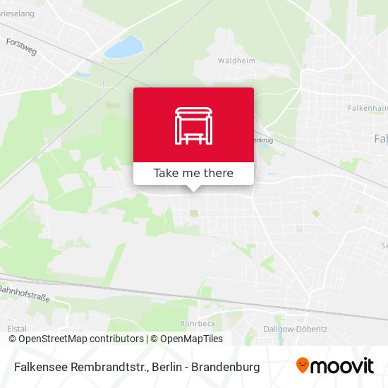 Falkensee Rembrandtstr. map