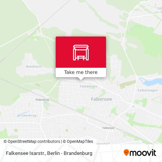 Falkensee Isarstr. map