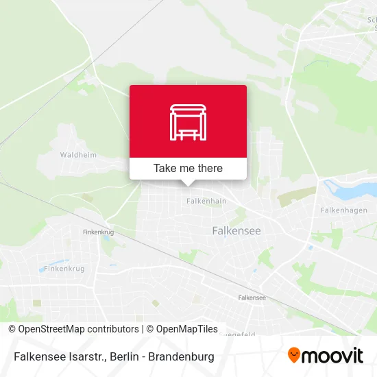 Карта Falkensee Isarstr.
