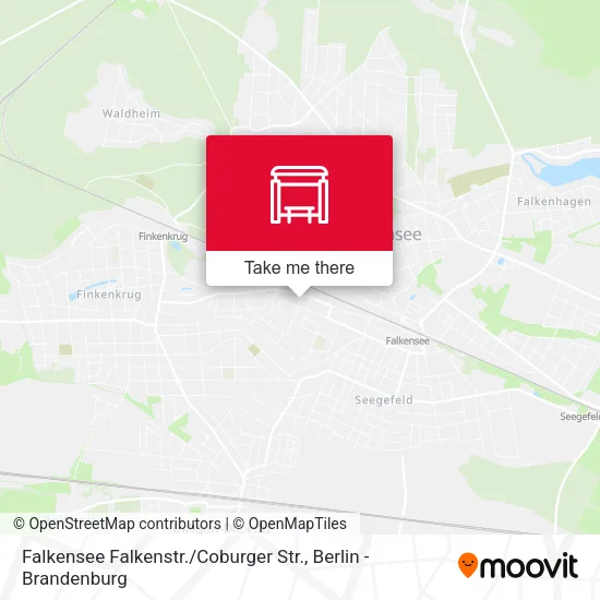 Карта Falkensee Falkenstr. / Coburger Str.