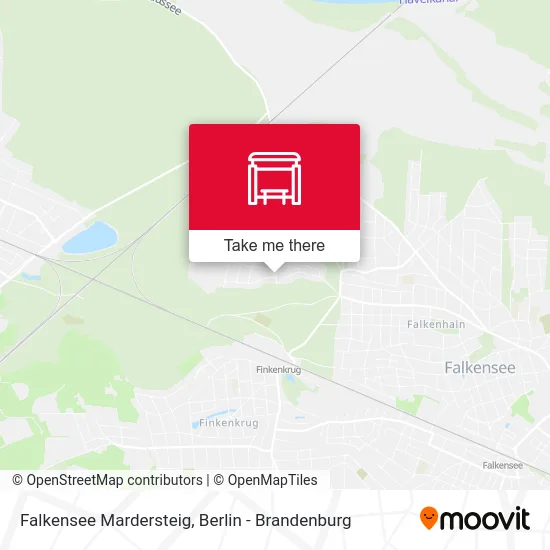 Falkensee Mardersteig map