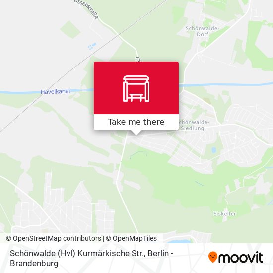 Schönwalde (Hvl) Kurmärkische Str. map