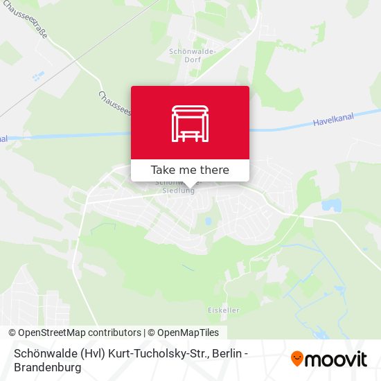 Schönwalde (Hvl) Kurt-Tucholsky-Str. map
