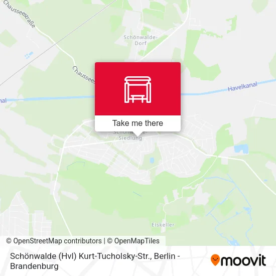 Карта Schönwalde (Hvl) Kurt-Tucholsky-Str.