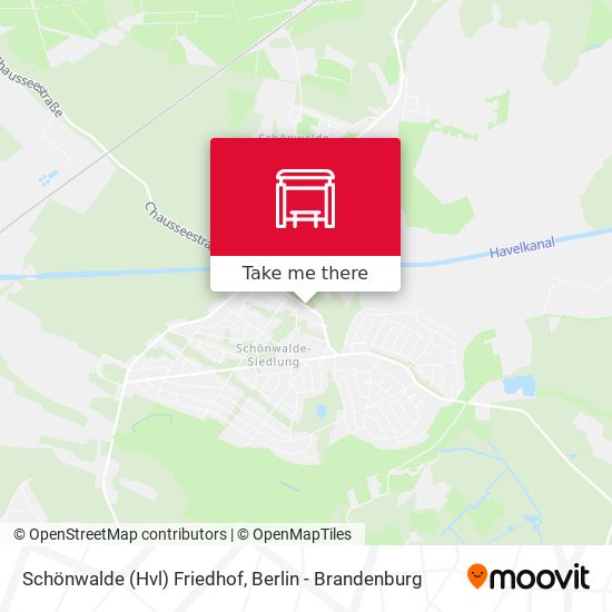 Schönwalde (Hvl) Friedhof map