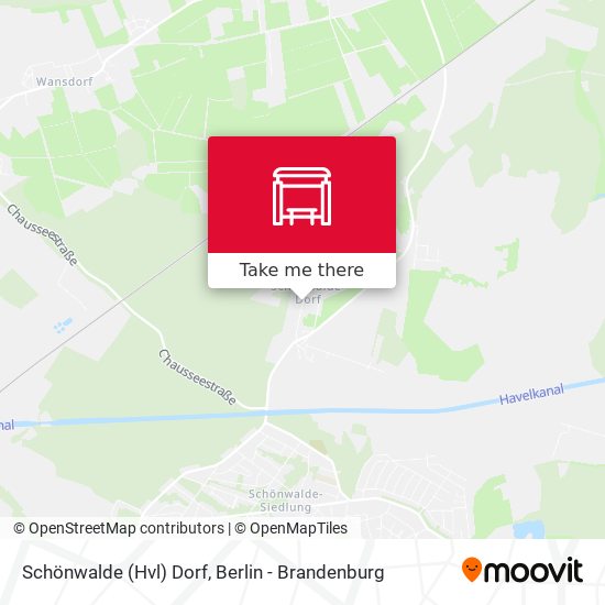 Schönwalde (Hvl) Dorf map