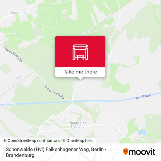 Schönwalde (Hvl) Falkenhagener Weg map