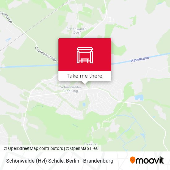 Schönwalde (Hvl) Schule map