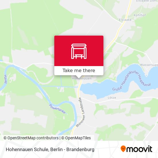 Hohennauen Schule map