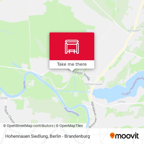 Hohennauen Siedlung map