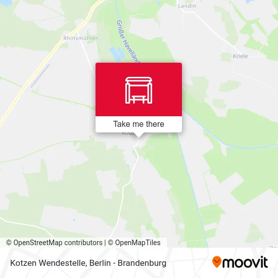 Kotzen Wendestelle map